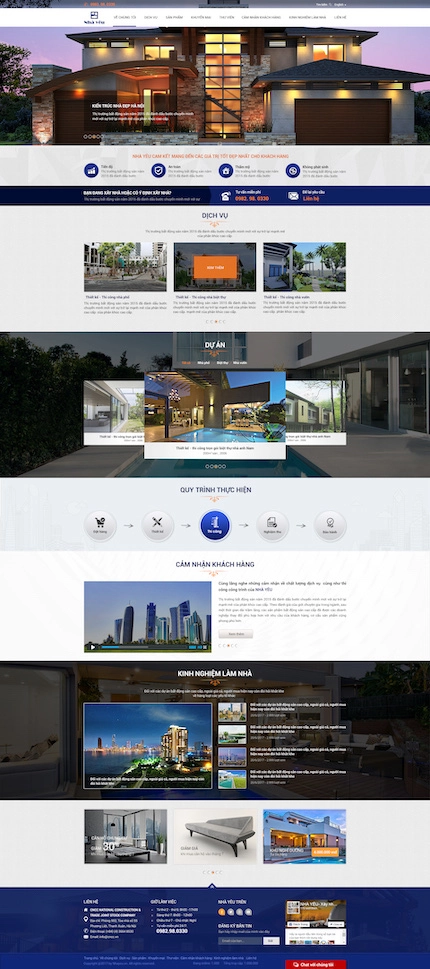 Mẫu website Thiết kế nội thất  56