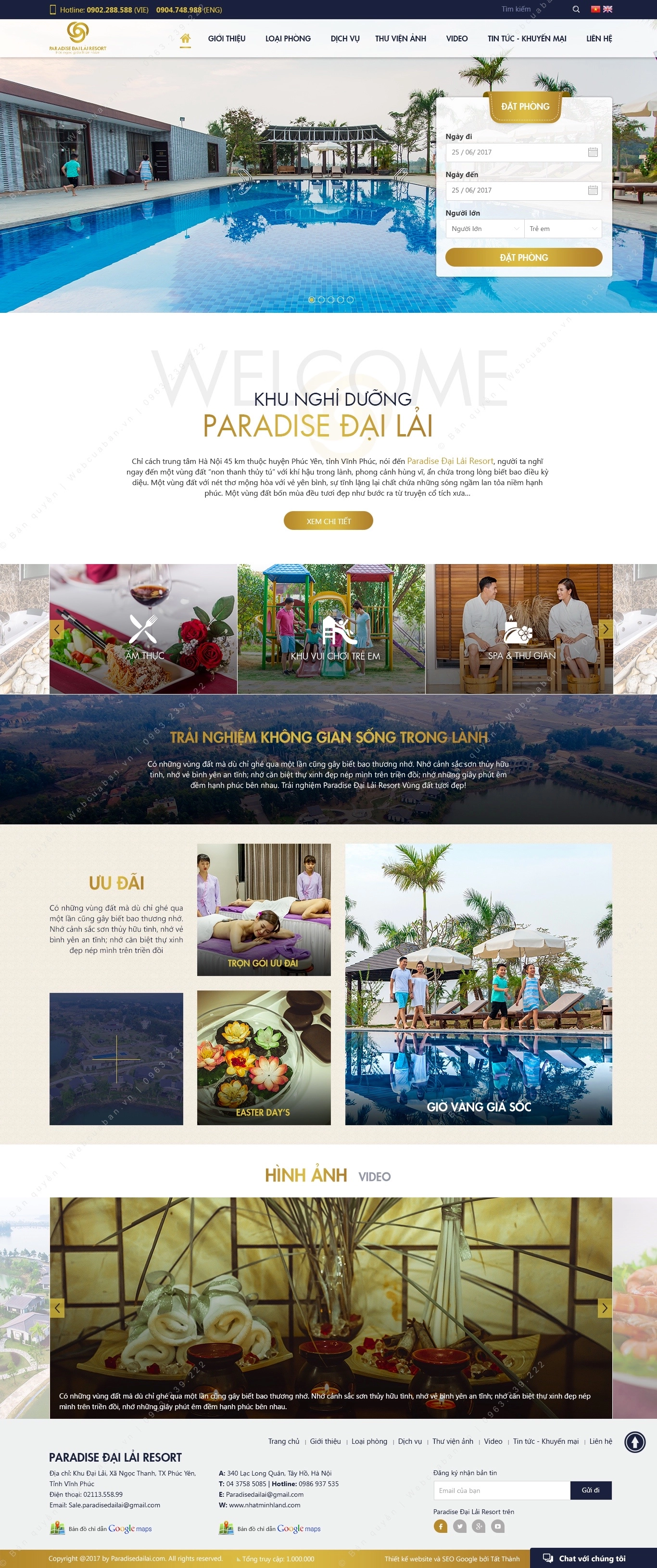 Trang chủ website