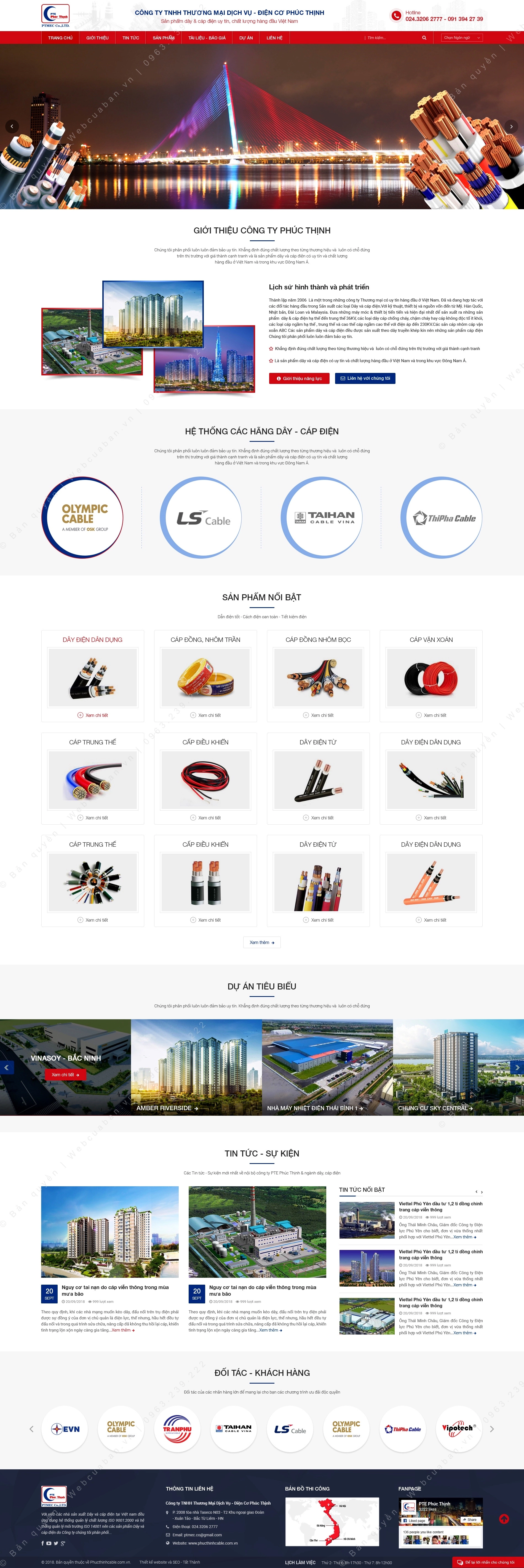 Trang chủ website