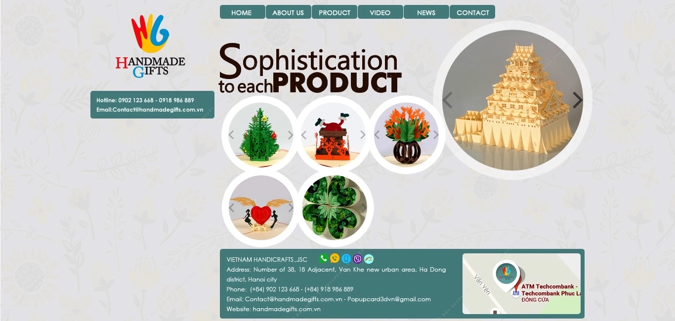 Trang chủ website