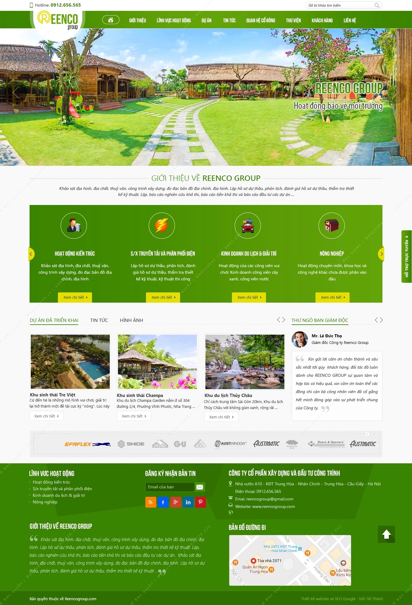 Trang chủ website