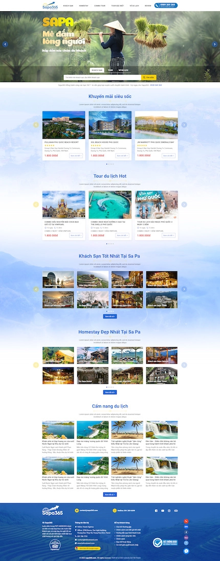 Mẫu website Du lịch  157