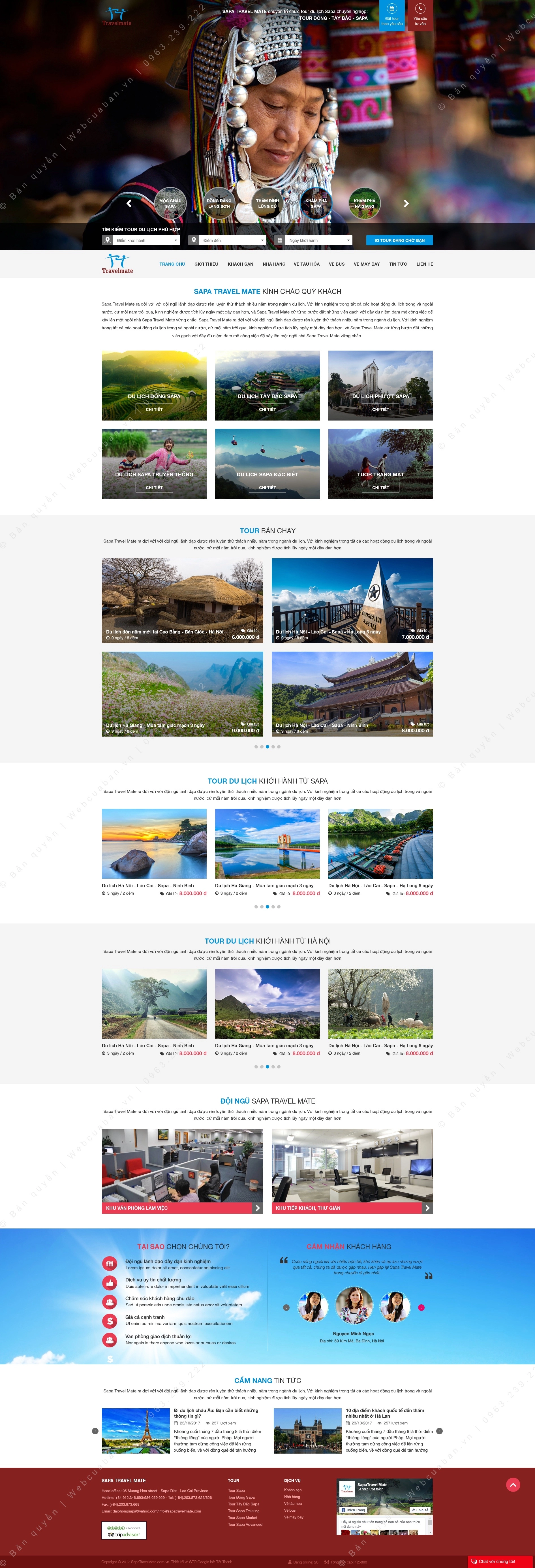 Trang chủ website