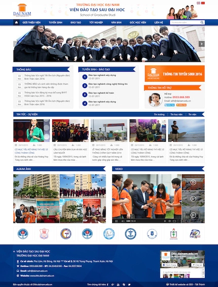 Mẫu website Tổ chức 57