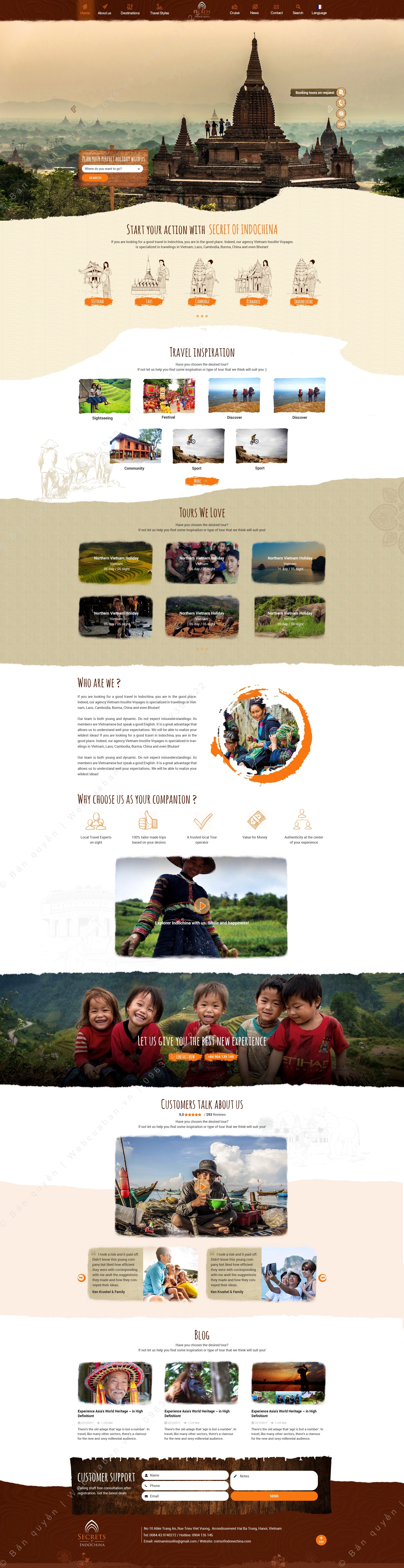 Trang chủ website