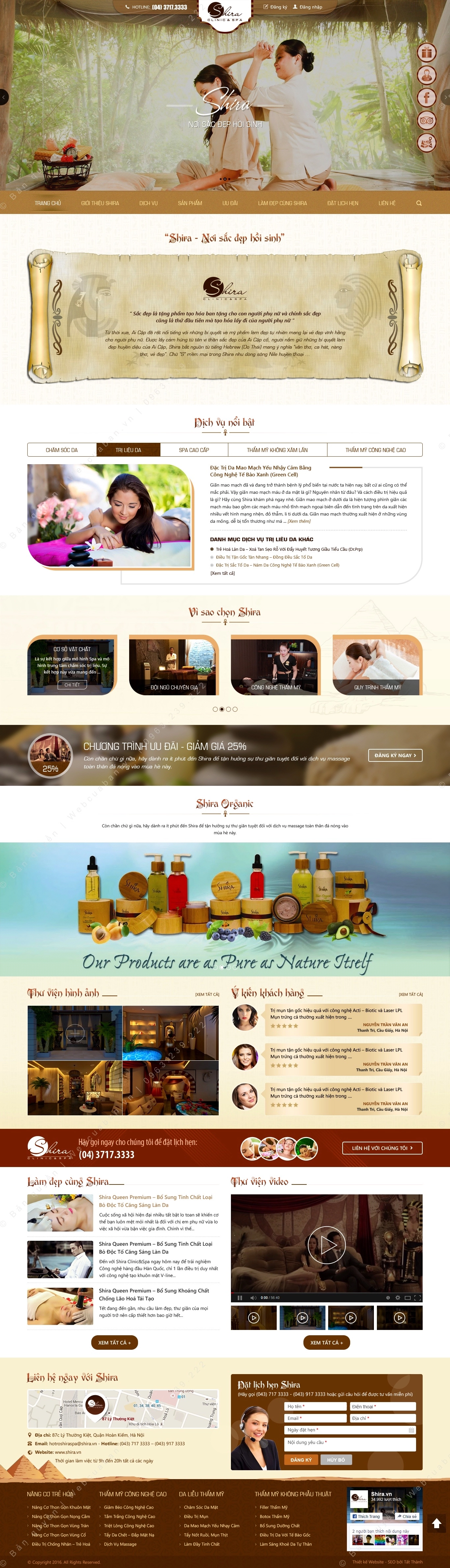 Trang chủ website