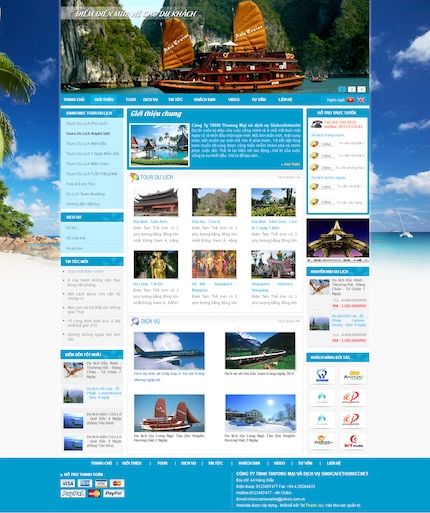 Mẫu website Du lịch  149