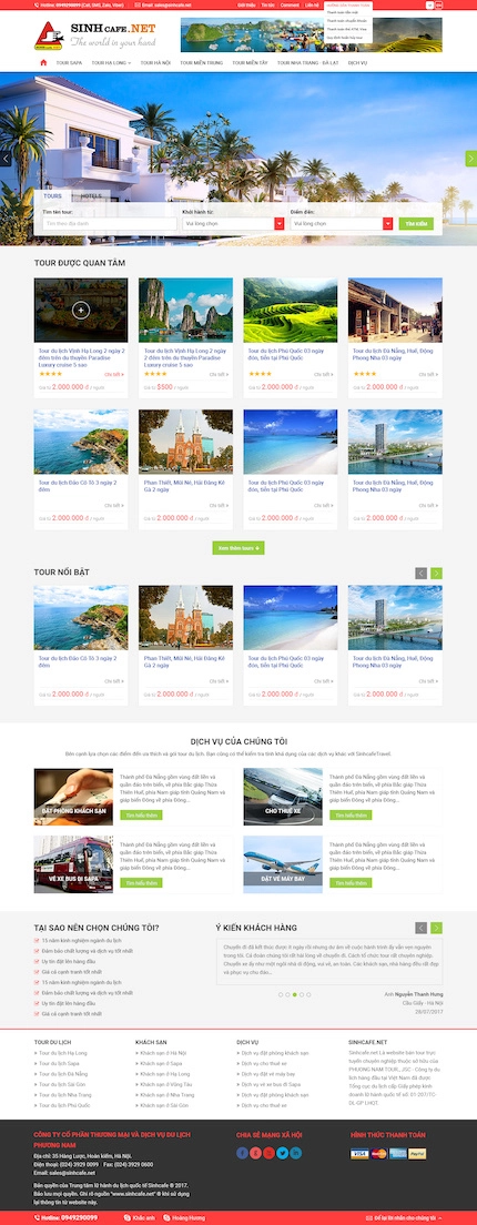 Mẫu website Du lịch  148