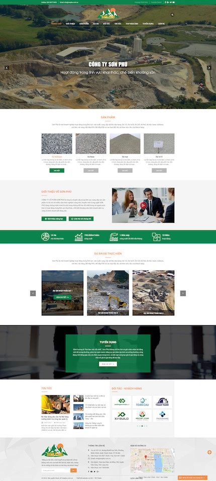 Mẫu website Công ty - sản phẩm 83