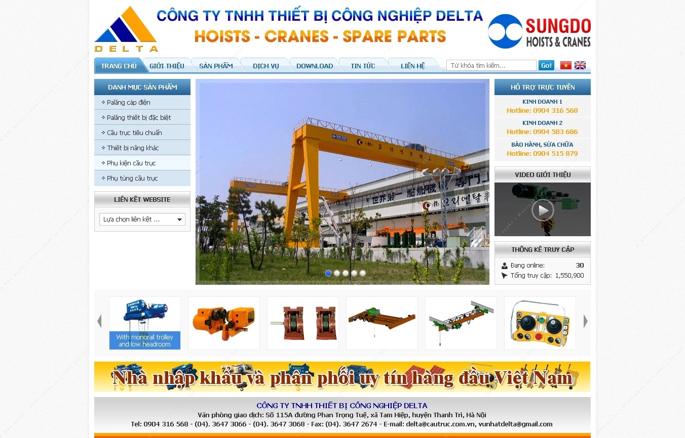 Trang chủ website