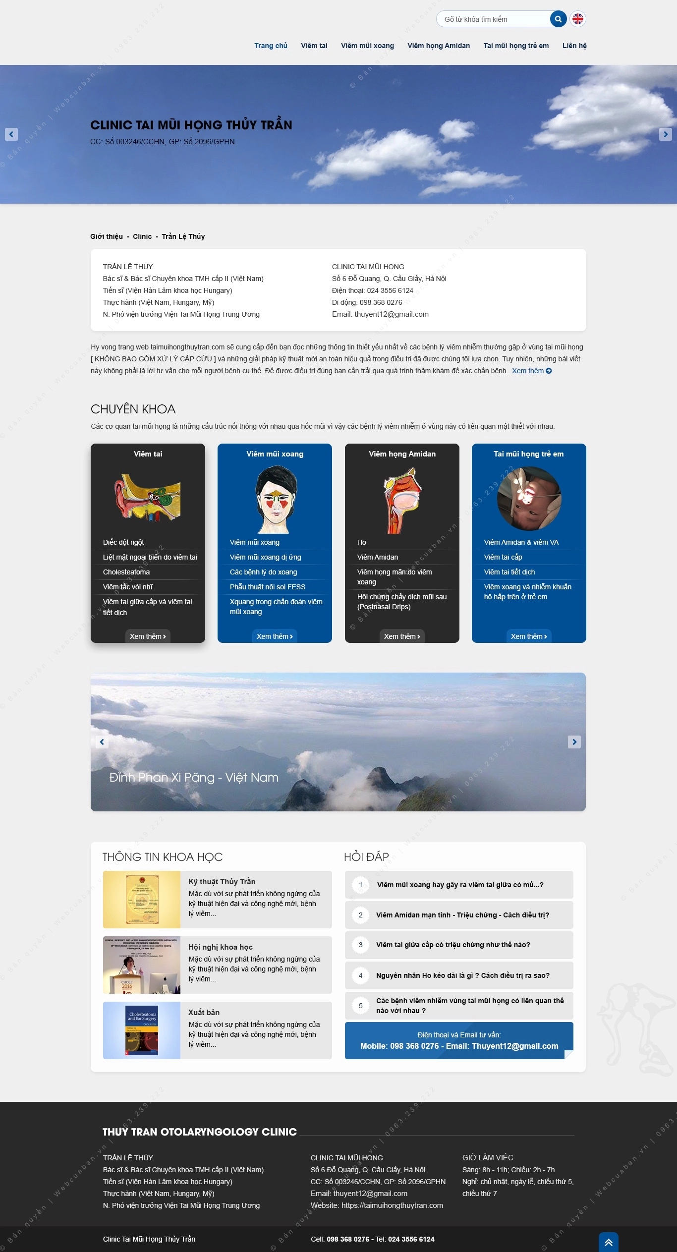 Trang chủ website