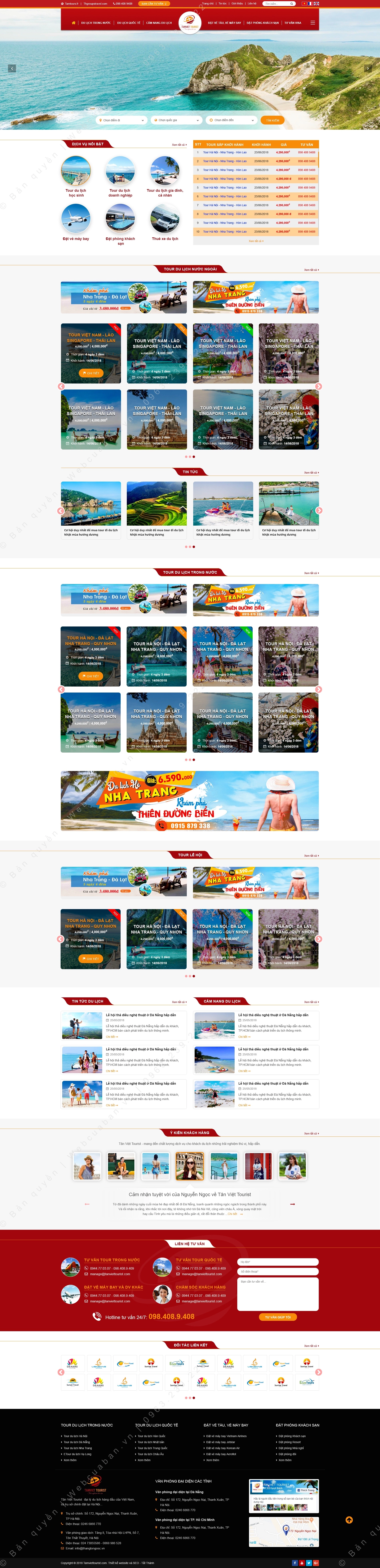 Trang chủ website