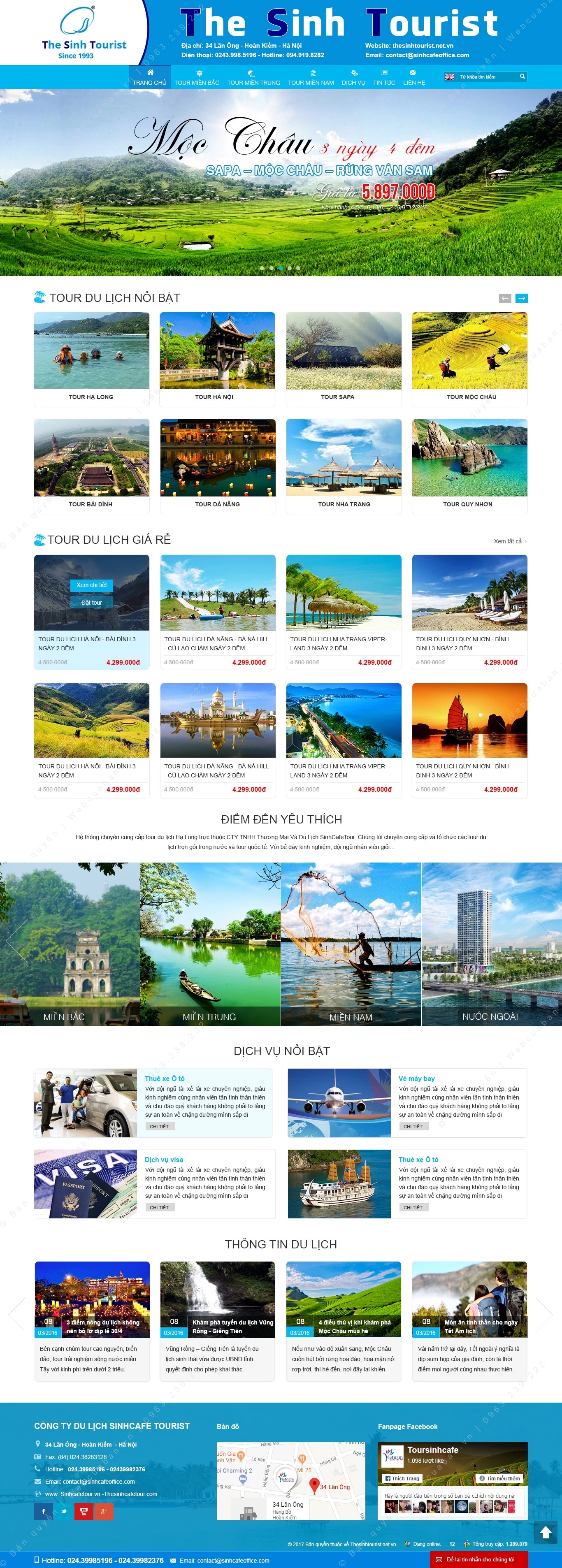 Trang chủ website