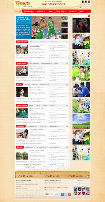 Mẫu website tin tức 22