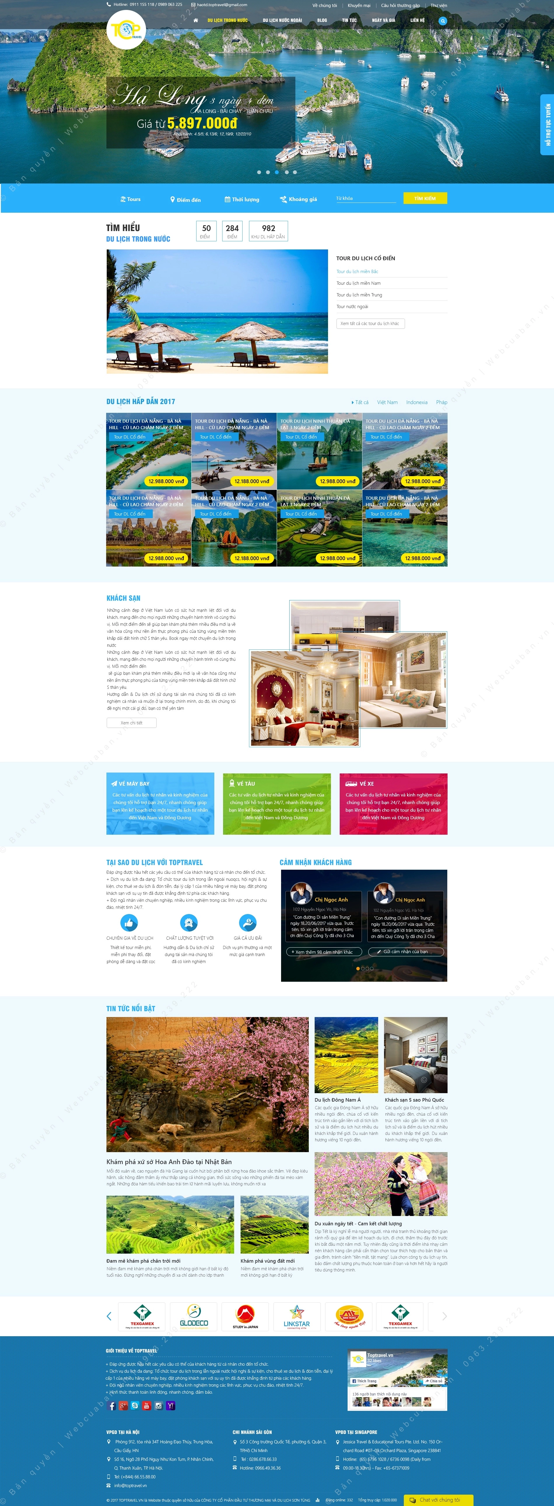 Trang chủ website