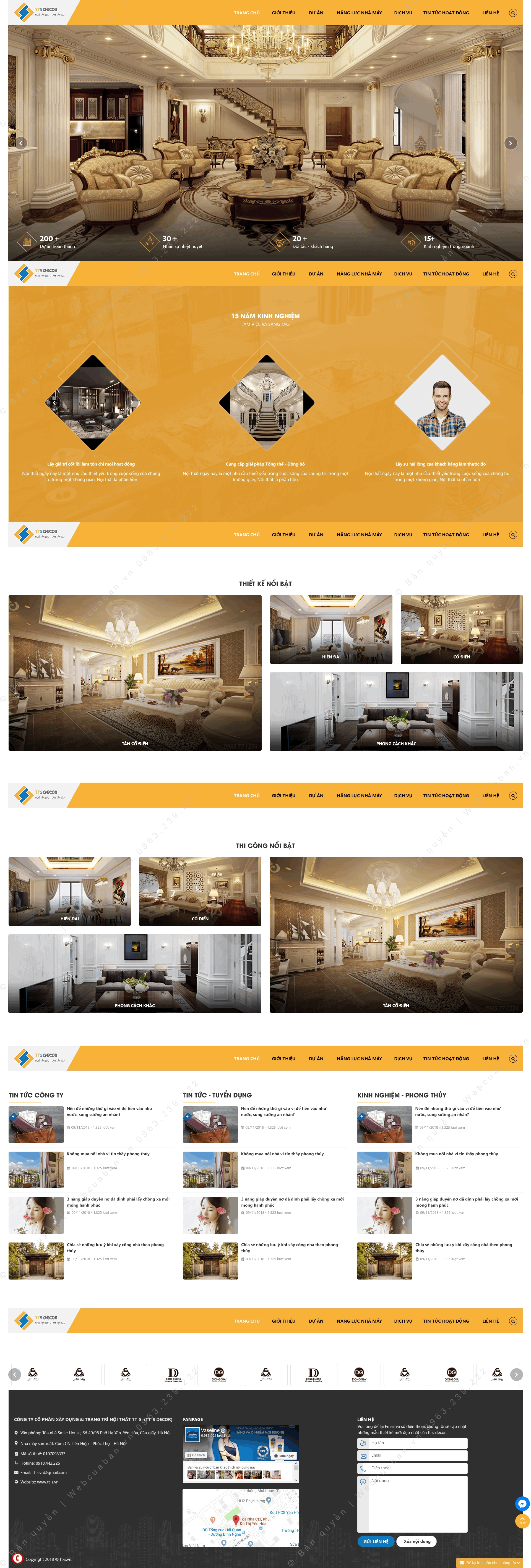 Trang chủ website