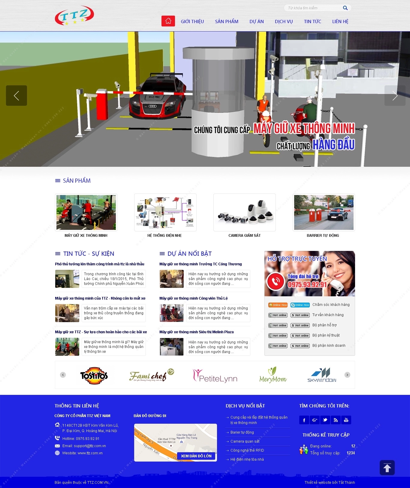 Trang chủ website