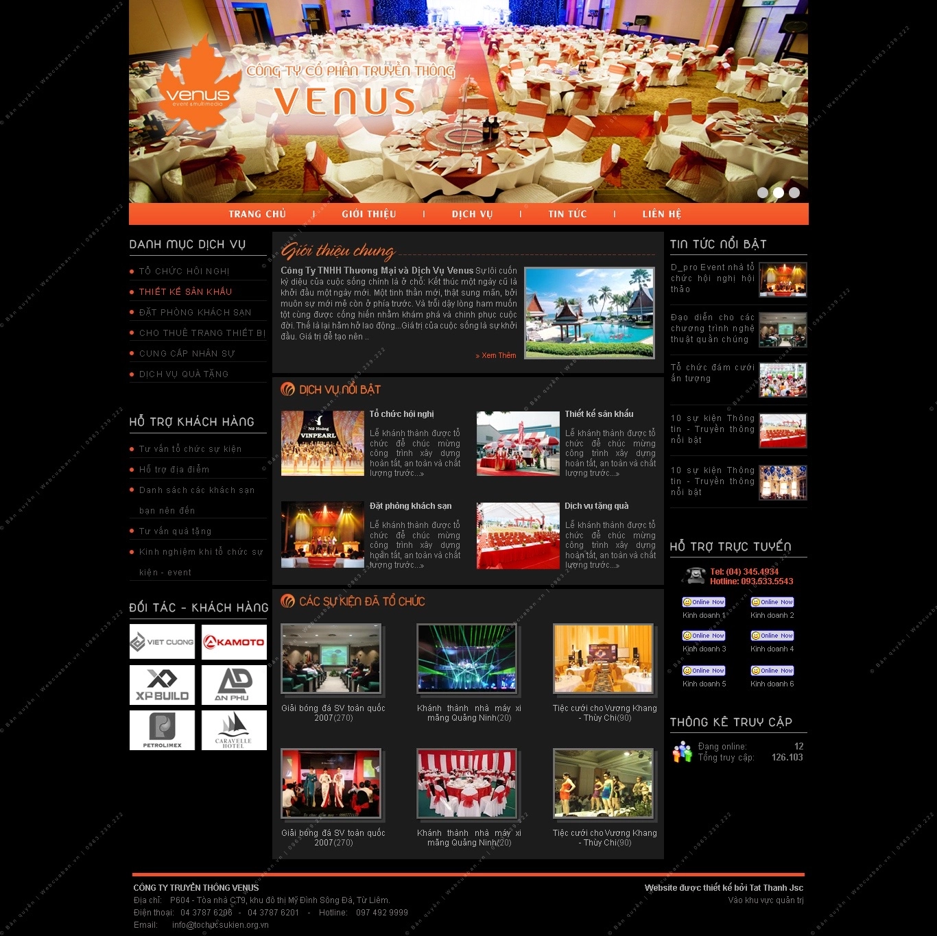 Trang chủ website