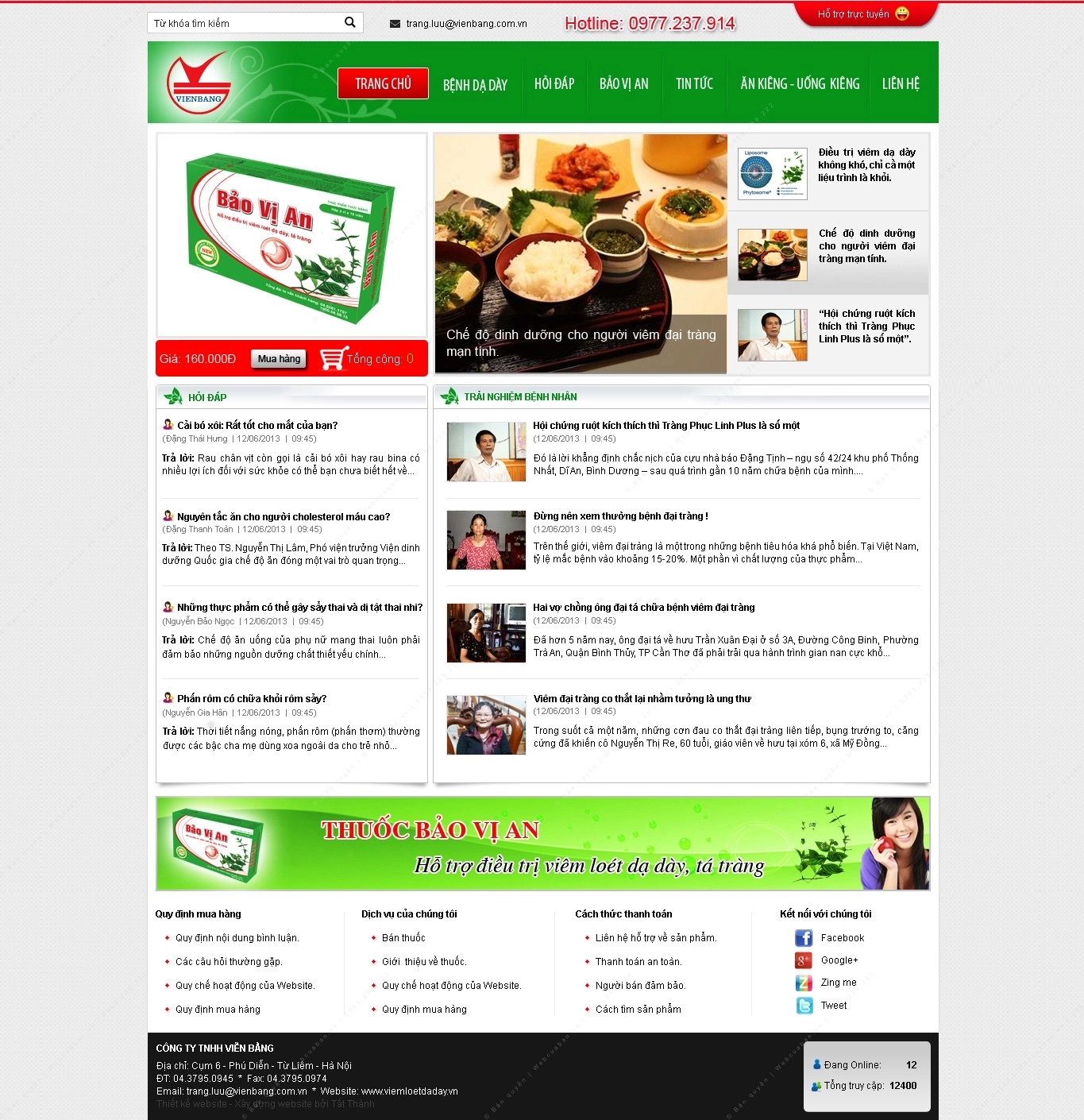 trang chủ website