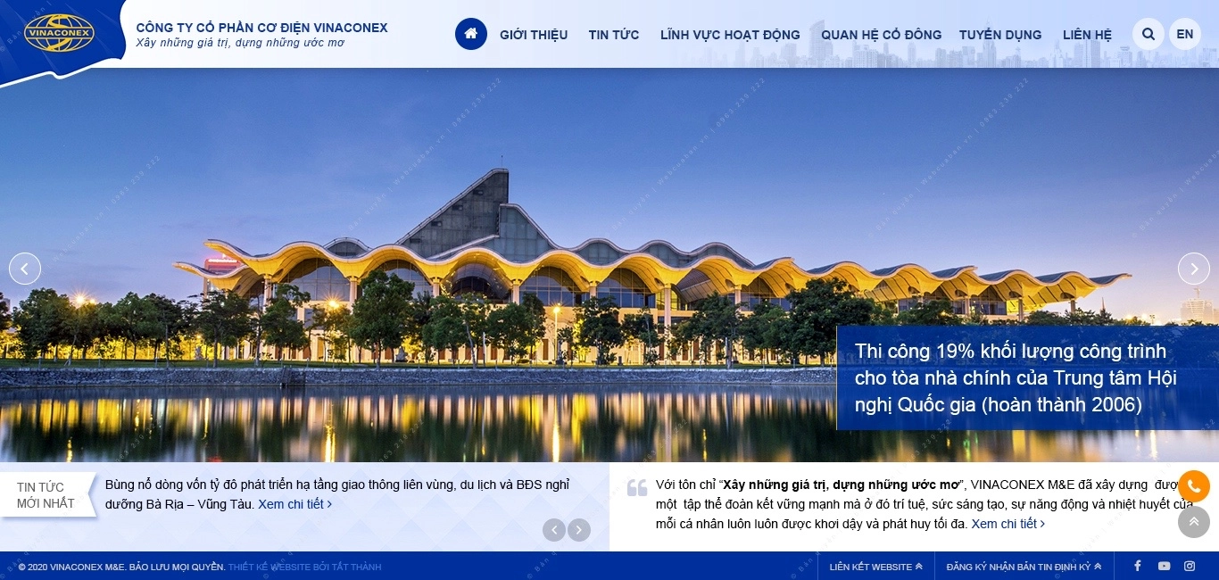 Trang chủ website