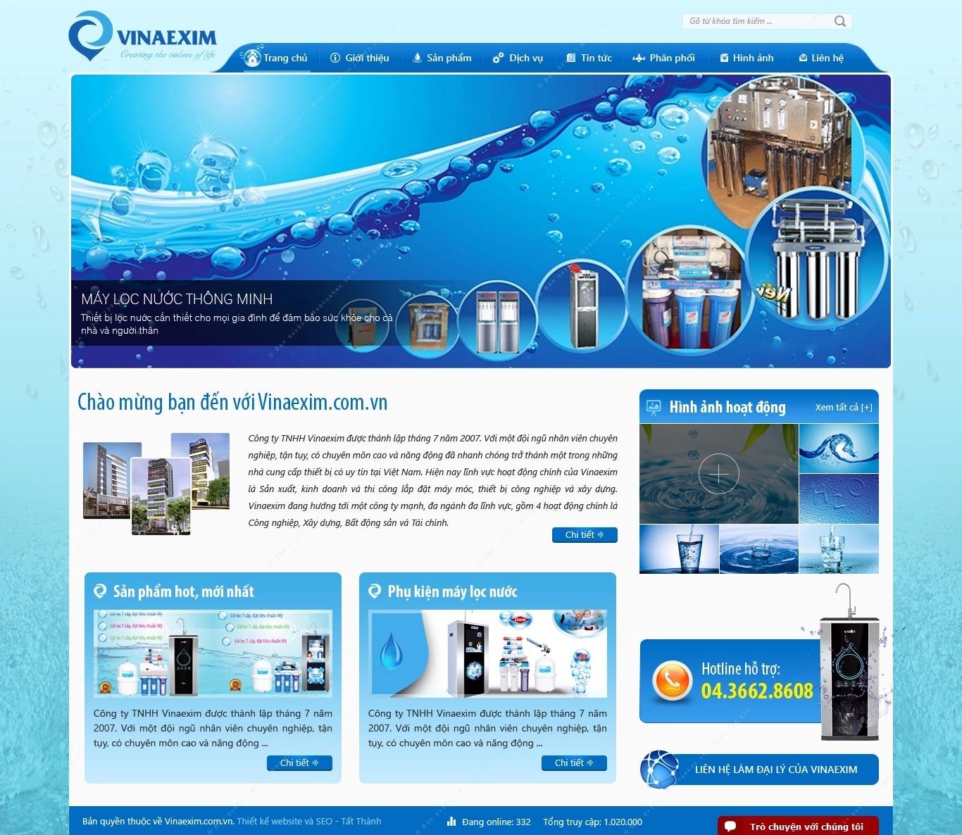 Trang chủ website 