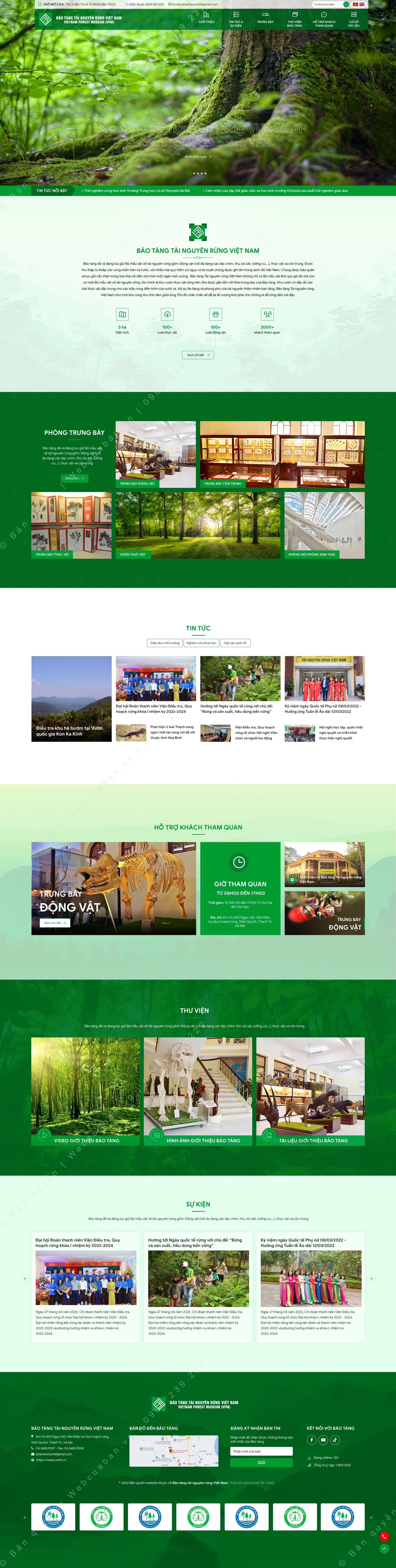 Trang chủ website