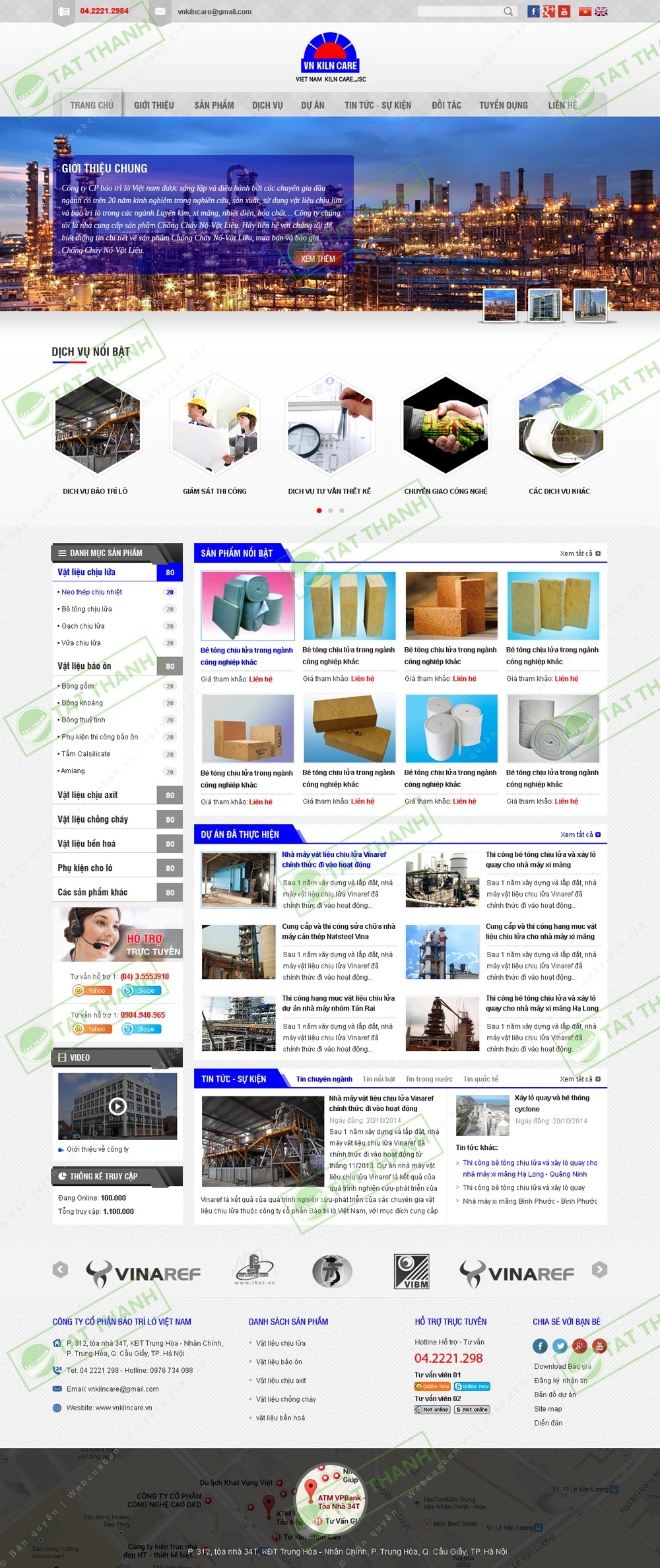 Trang chủ website