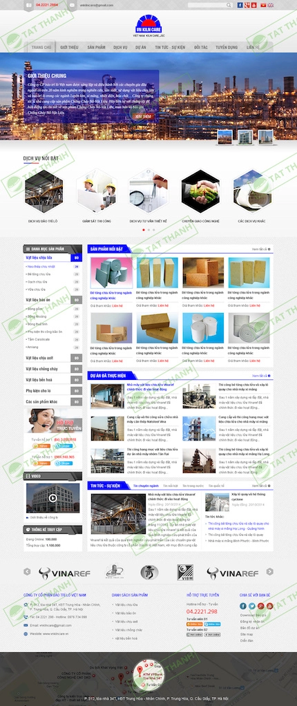 Mẫu website Công ty - sản phẩm 38