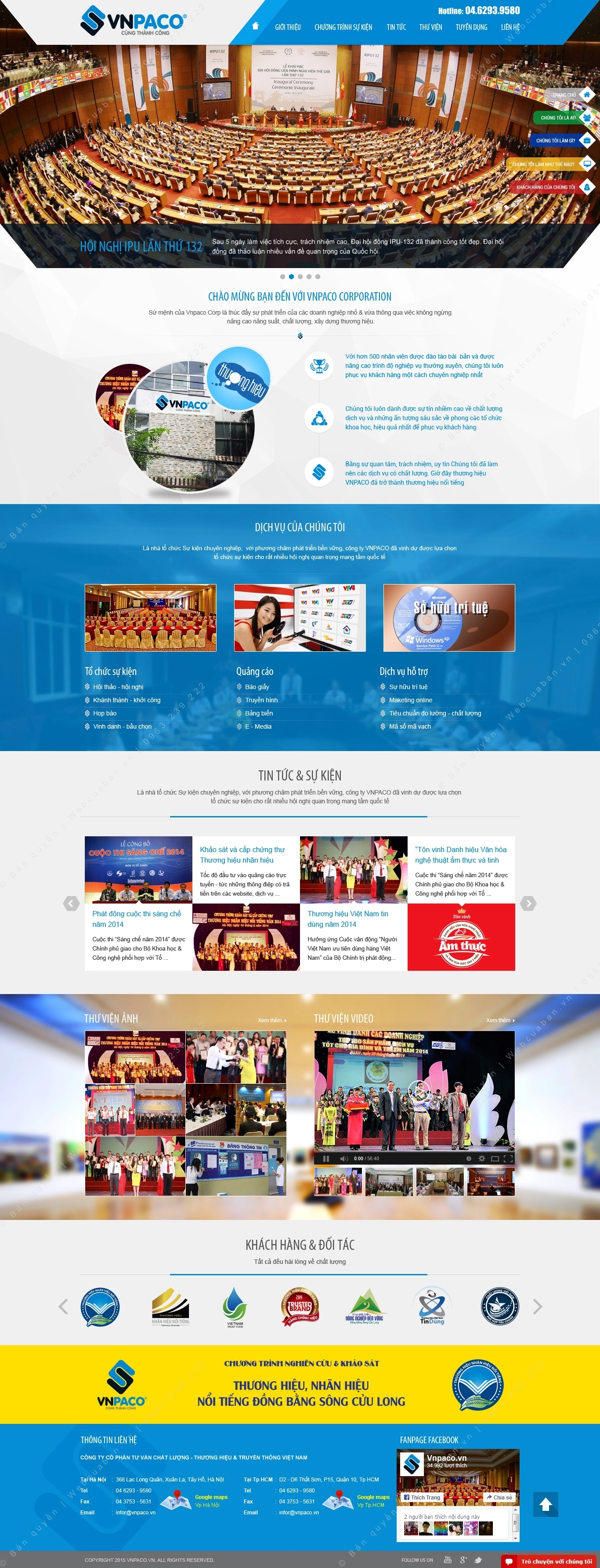 Trang chủ website