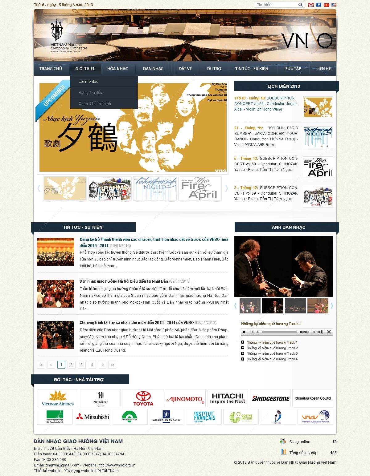 Trang chủ website