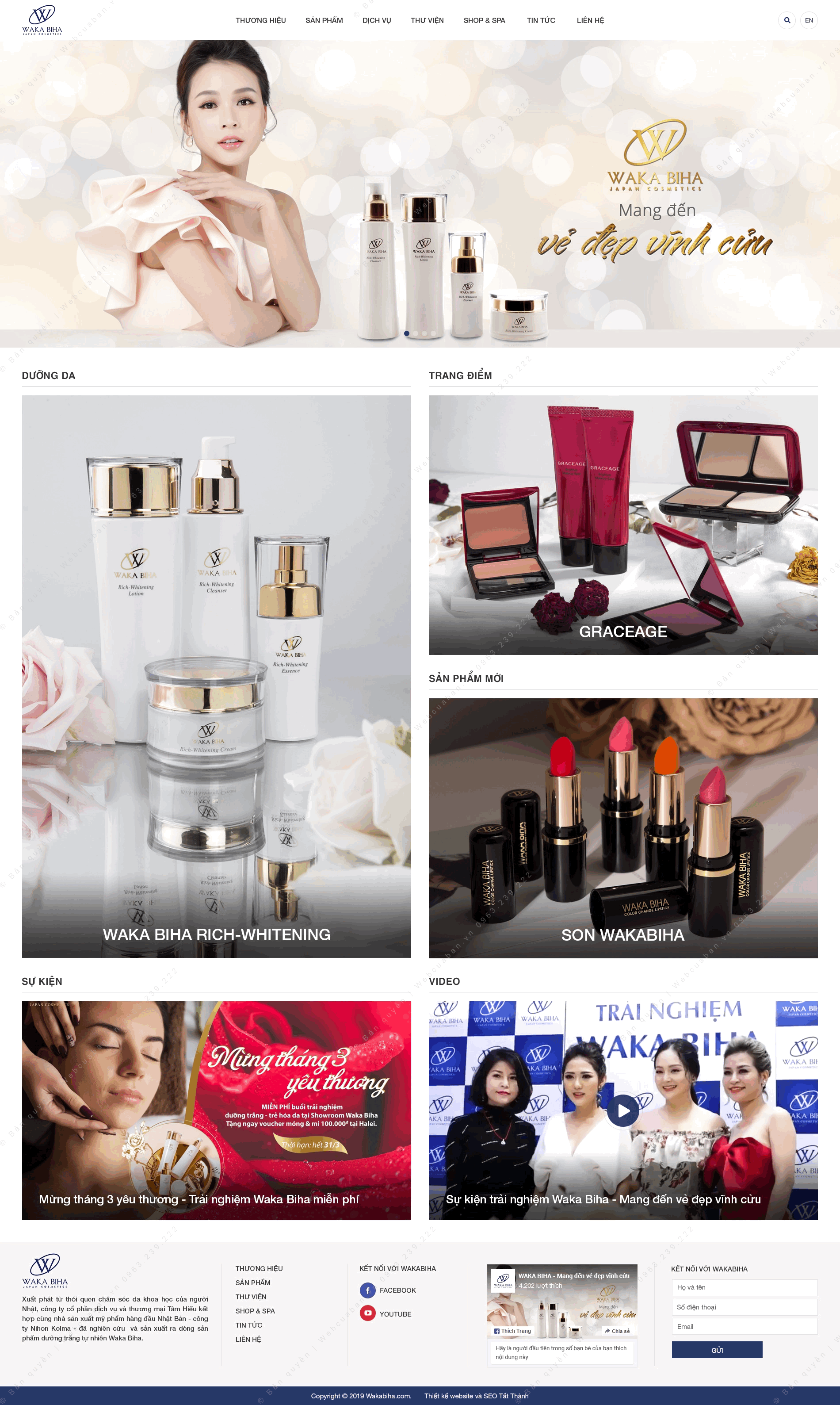 Trang chủ website