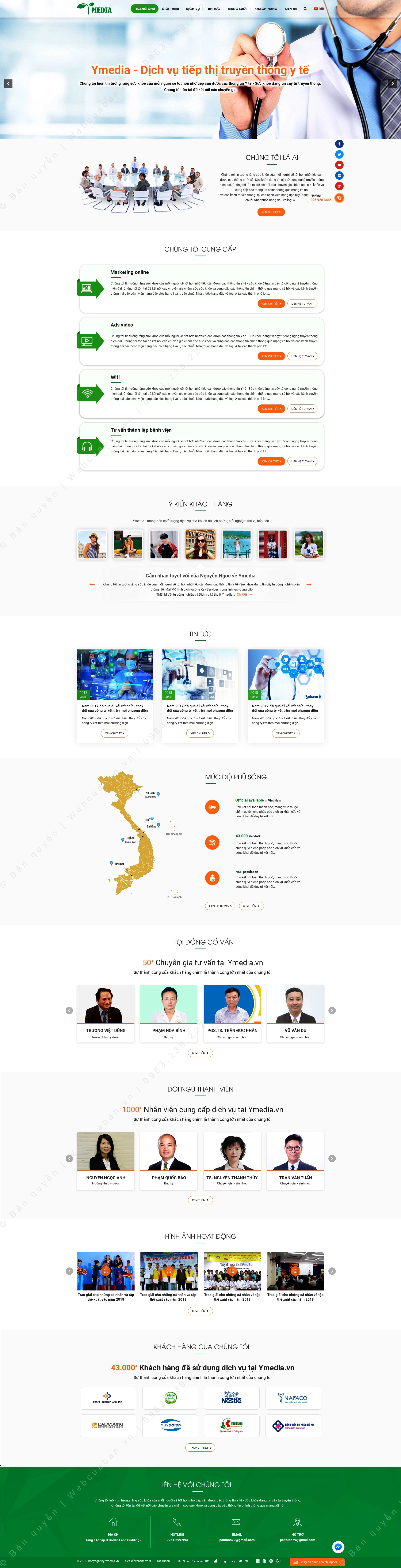 Trang chủ website