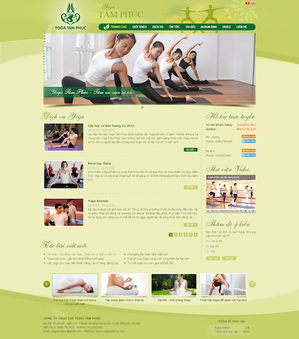 Mẫu web Spa 11